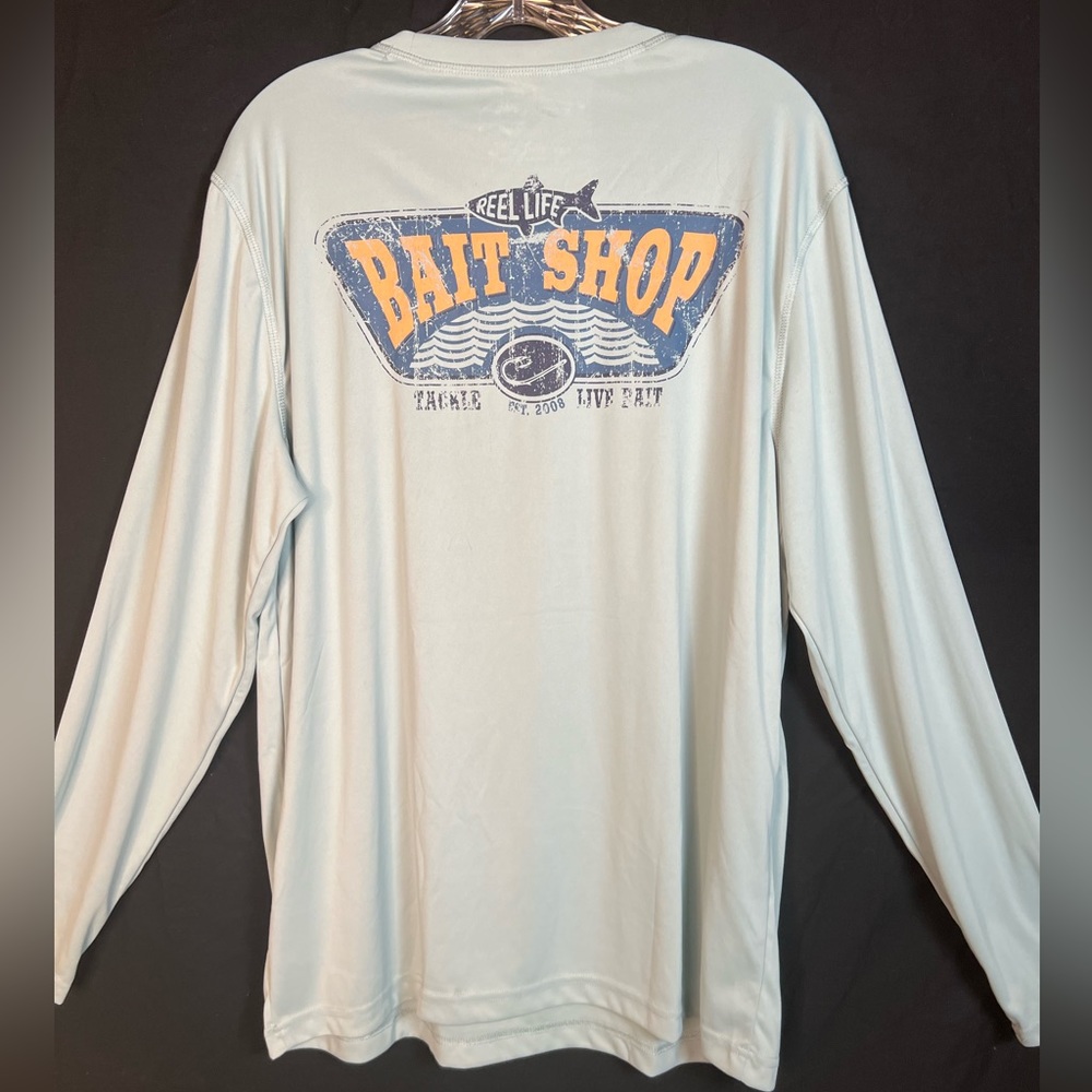 REEL LIFE MEN’S LONG SLEEVE T-Shirt NWOT SZ L